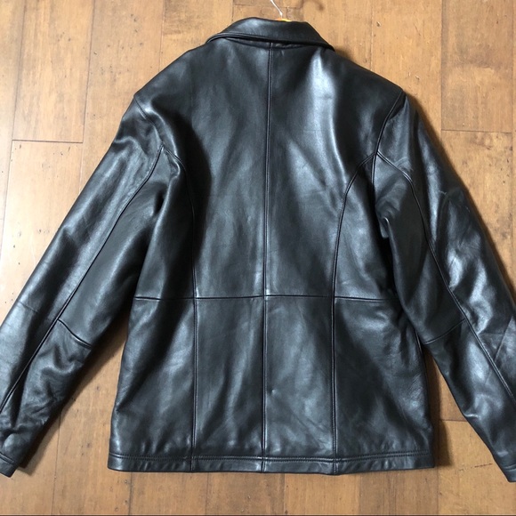 Burk's Bay Ladies Black Napa 100% Leather Jacket - Picture 2 of 4